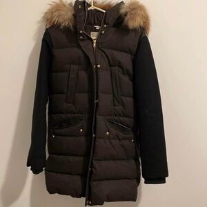 SOIA & KYO | Black Winter Jacket with Detachable Hood